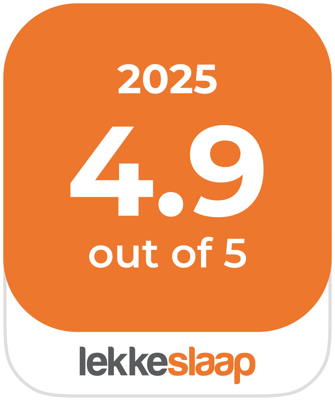 Official Lekke Award badge for Landmeterskop Cottages, a top rated stay in 2025