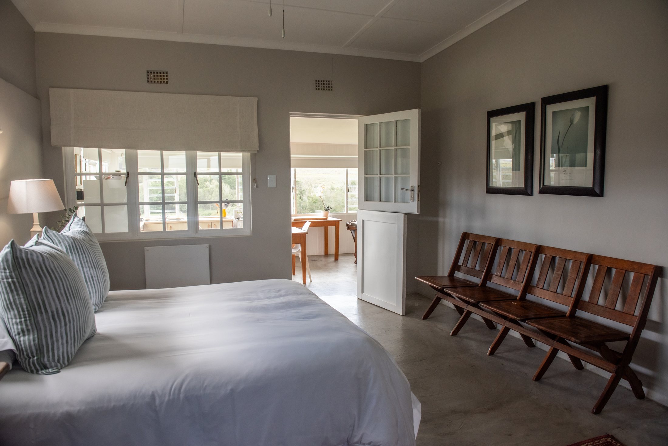Duck Pond — second bedroom at Landmeterskop Farm Cottages