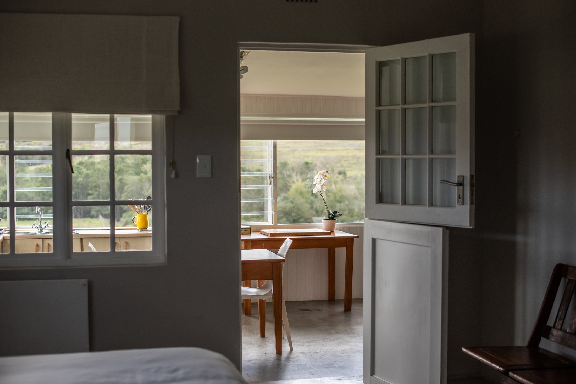Morning light at Landmeterskop Farm Cottages near Stanford