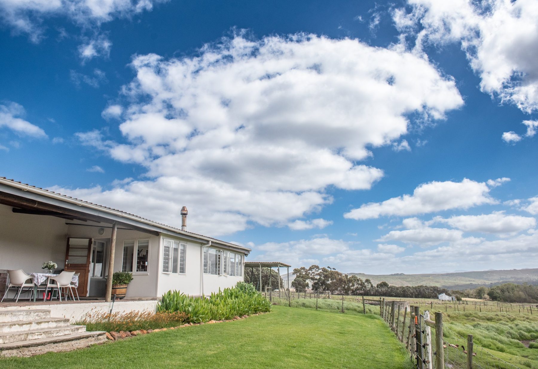 Family space at Landmeterskop Farm Cottages near Stanford