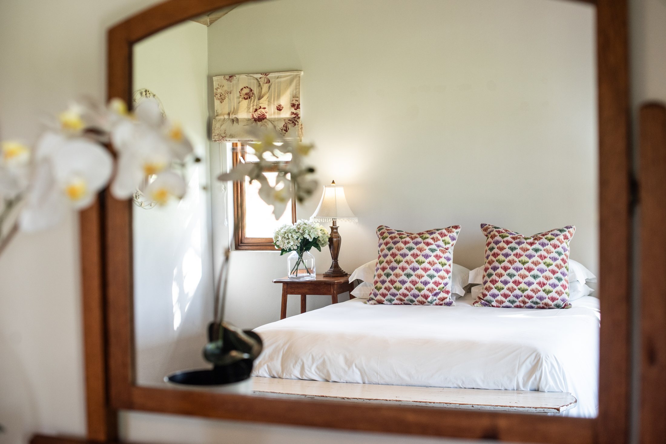 Merino — double bedroom at Landmeterskop Farm Cottages