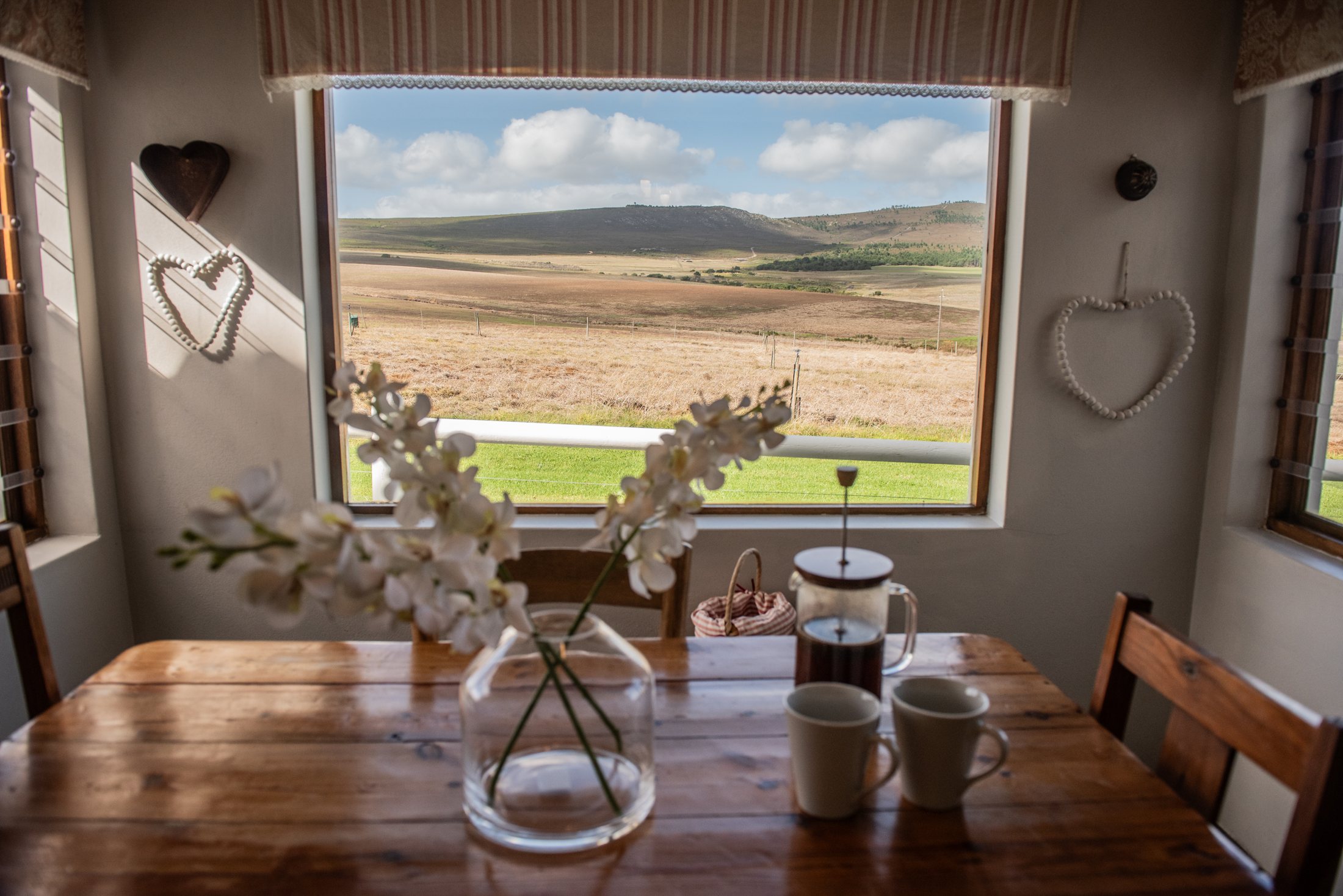 Farm outlook at Landmeterskop Farm Cottages near Stanford