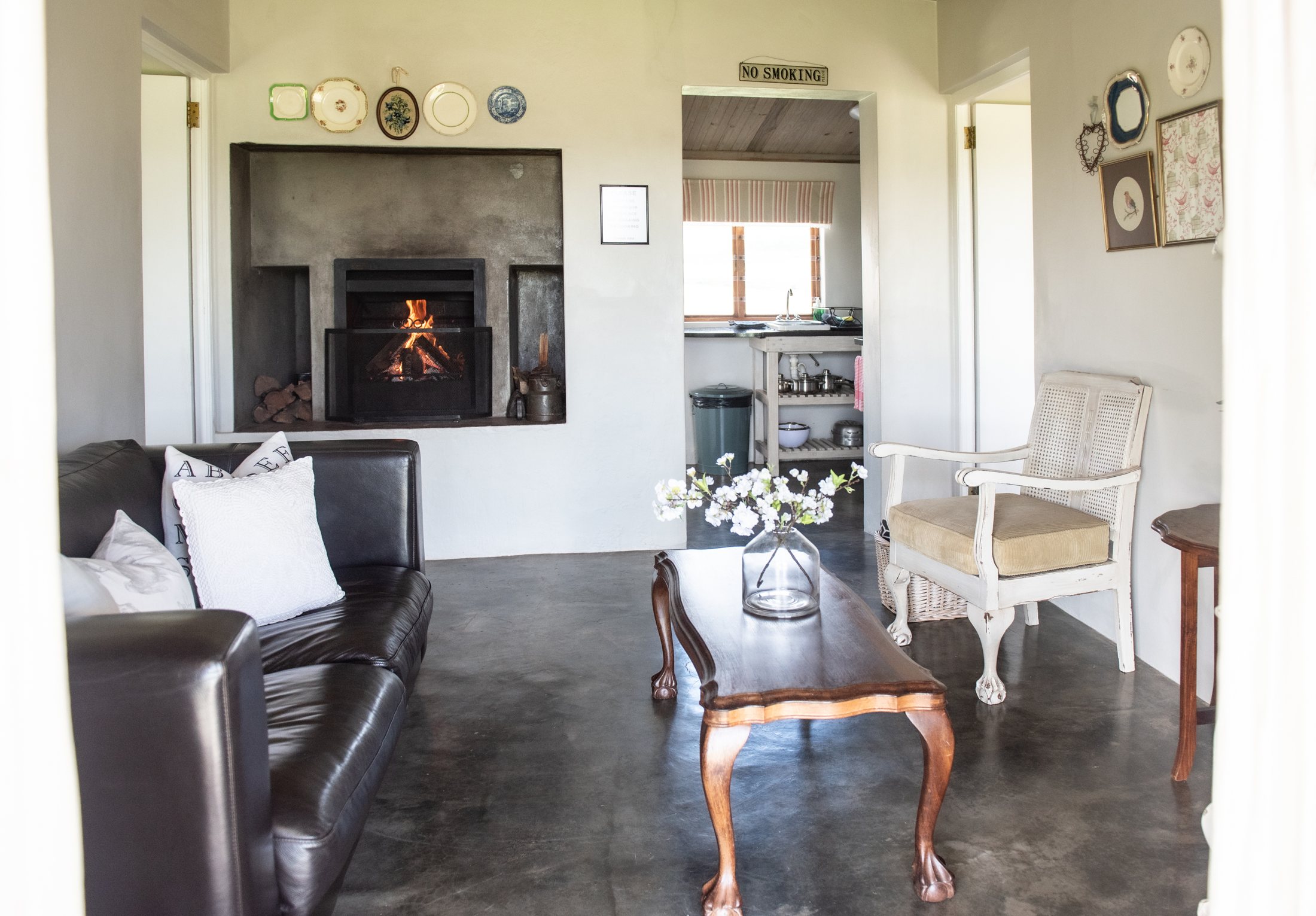 Family room at Landmeterskop Farm Cottages near Stanford