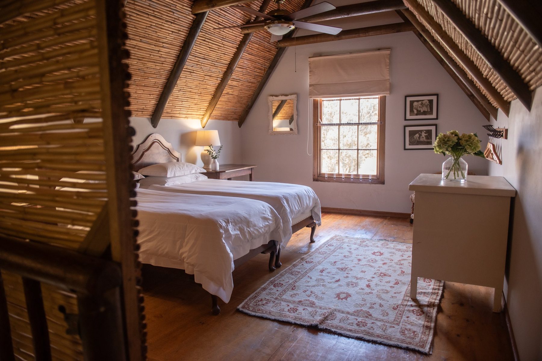 Karakul — double bedroom at Landmeterskop Farm Cottages