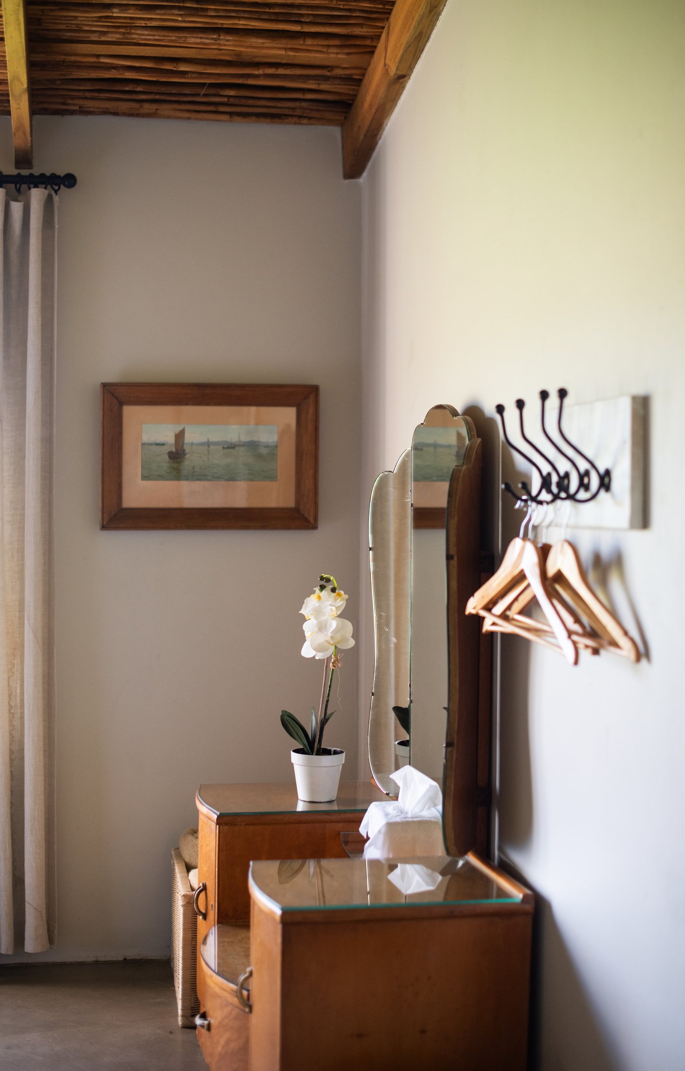 Karakul — entrance detail at Landmeterskop Farm Cottages